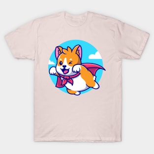 Cute Cat With Fish Cartoon T-Shirt